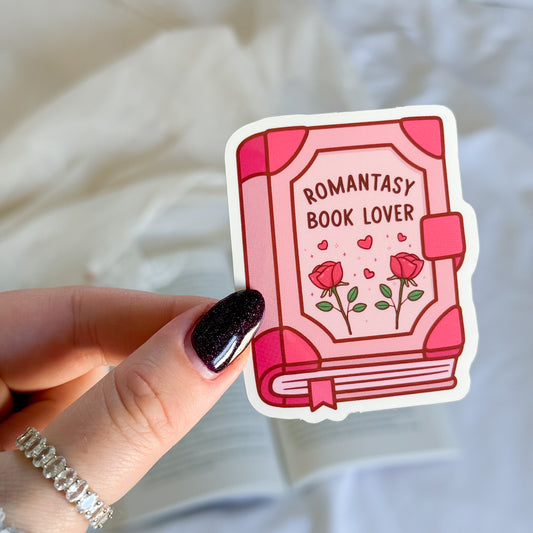 Romantasy Book Lover Sticker