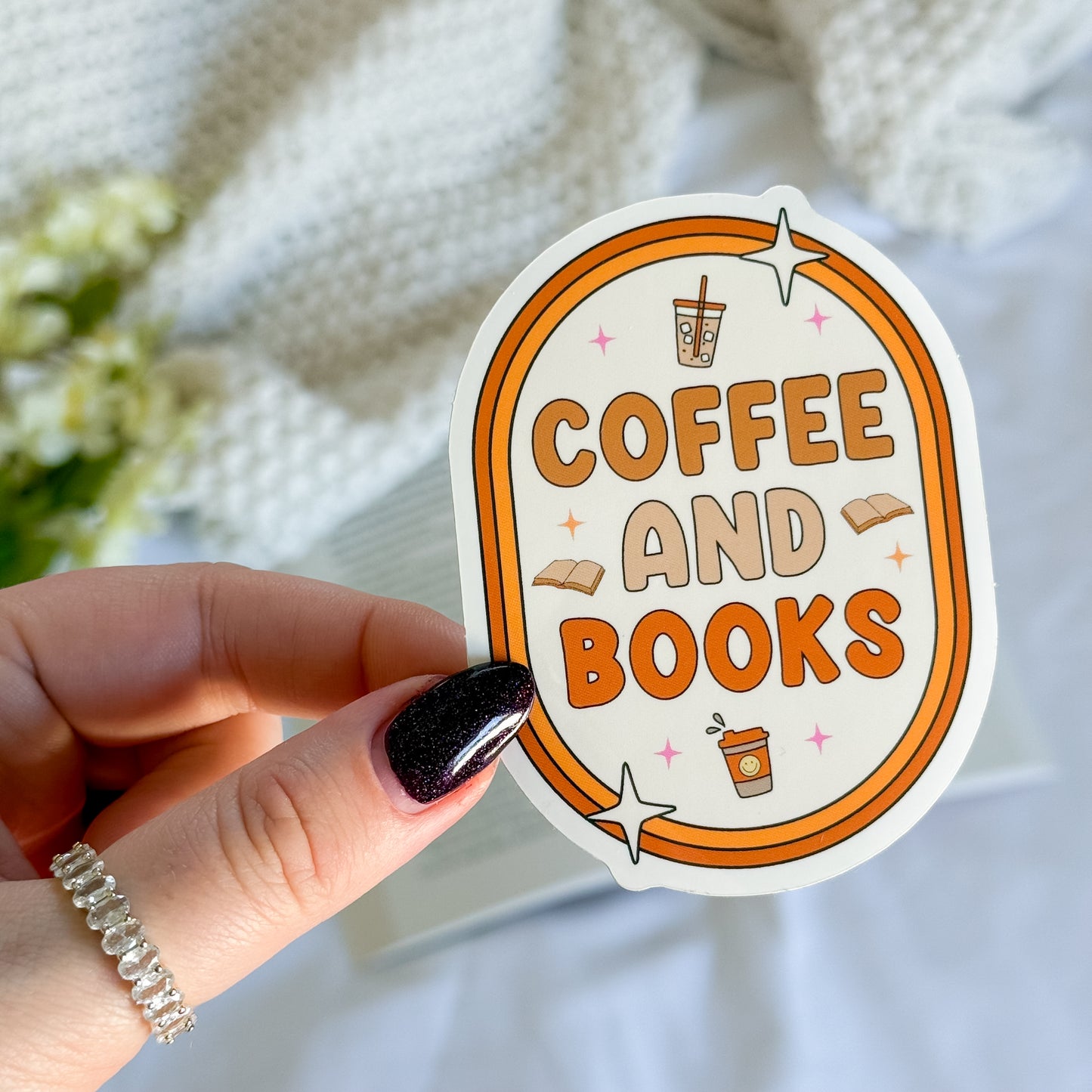 Coffee And Books Sticker