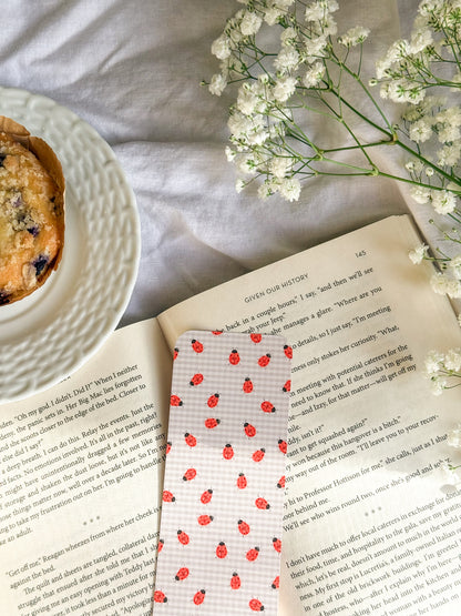 Lucky Ladybugs Bookmark