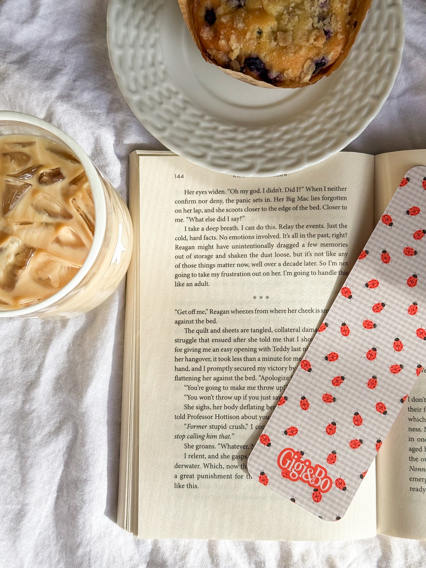 Lucky Ladybugs Bookmark
