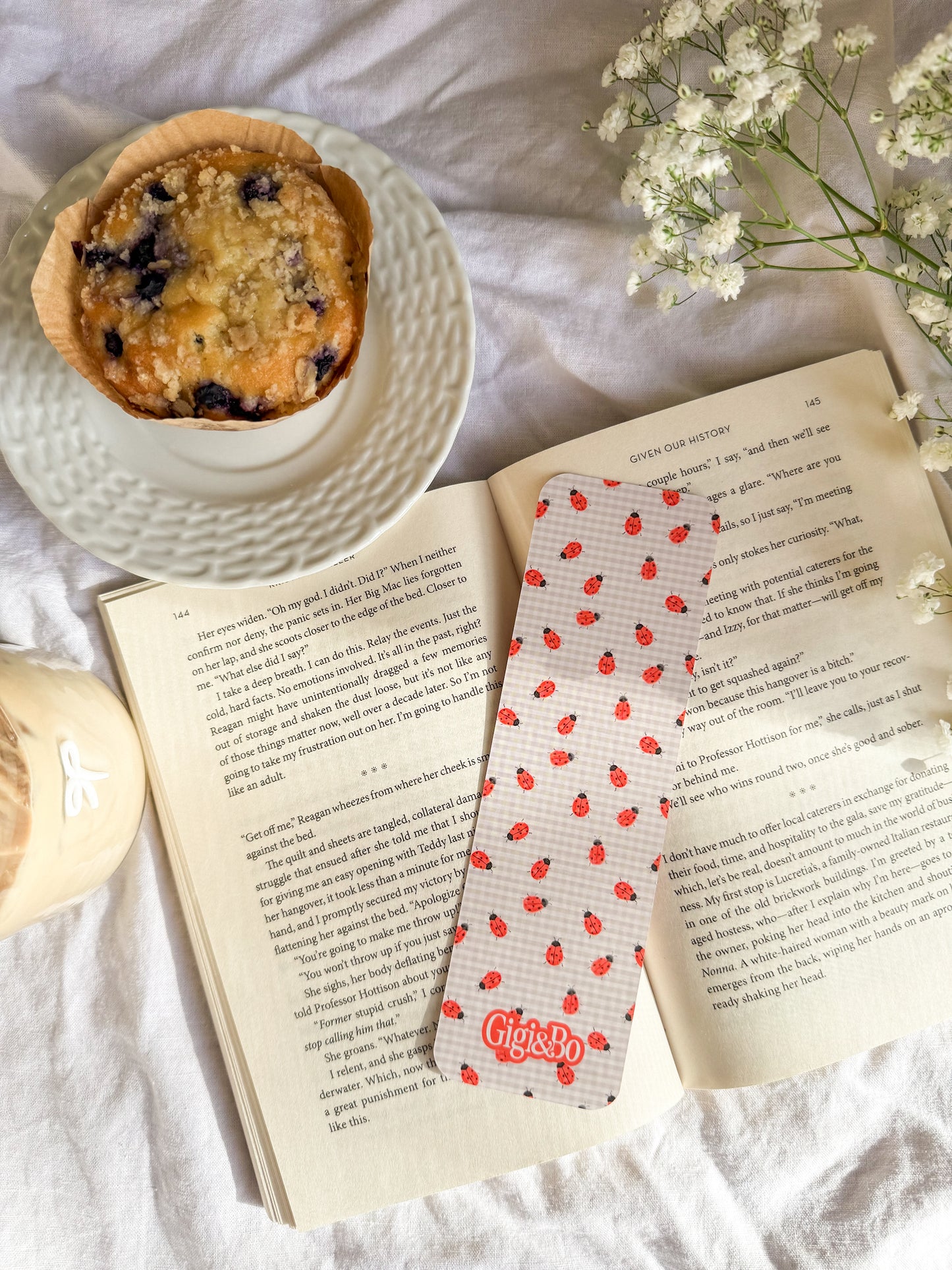 Lucky Ladybugs Bookmark