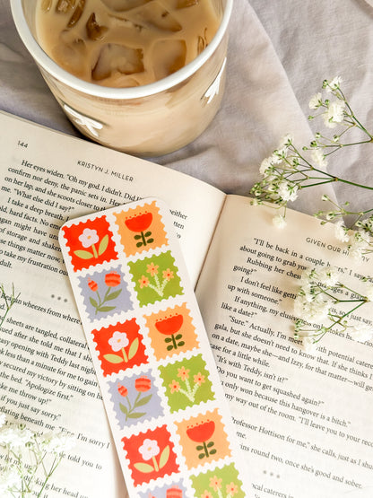 Postmarked Petals Bookmark