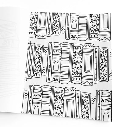 Book Lover's Coloring Book